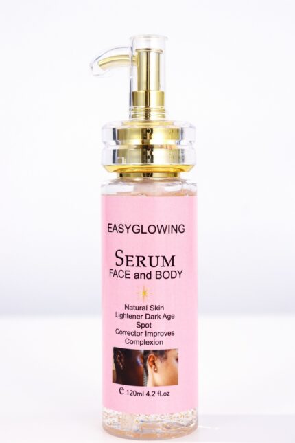 Serum  Description Natural skin Lightener Dark Age spot Corrector improves Complexion  120 ml 4.2 fl oz