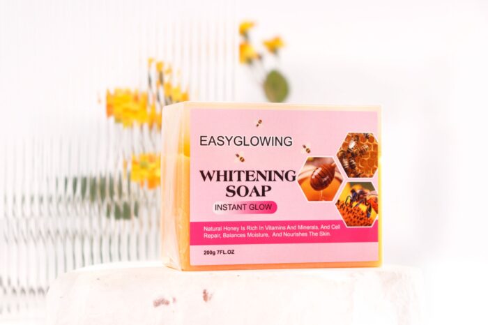 EASYGLOWING Milk Honey Natural Whitening Soap 200g - Image 2